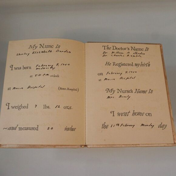 1941 Baby's Story Book USED Memory Scrapbook Illustrated by Maud Tousey Fangel - Picture 4 of 9